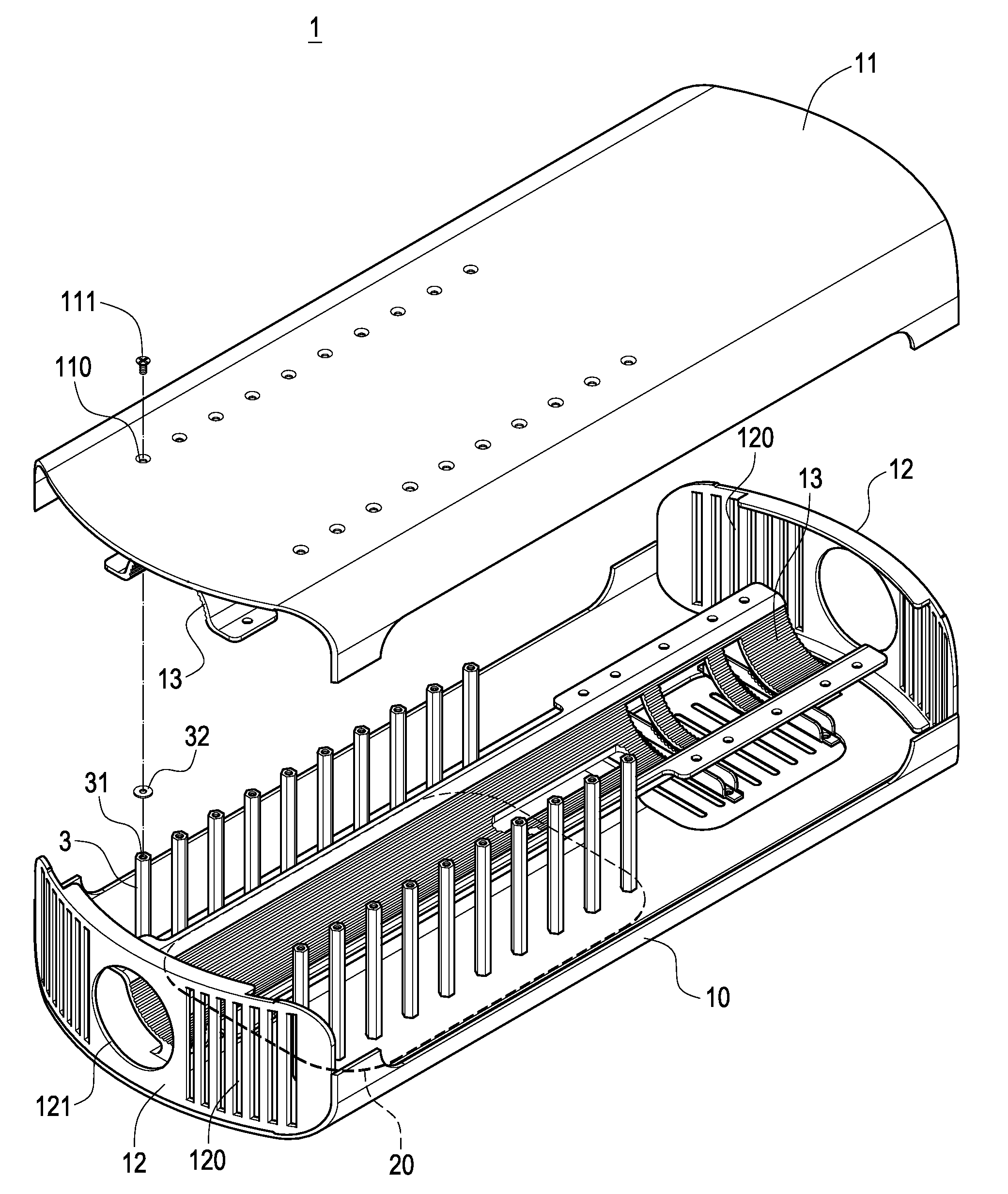 Lamp holder of LED streetlamp with heat-conducting and heat-dissipating capability