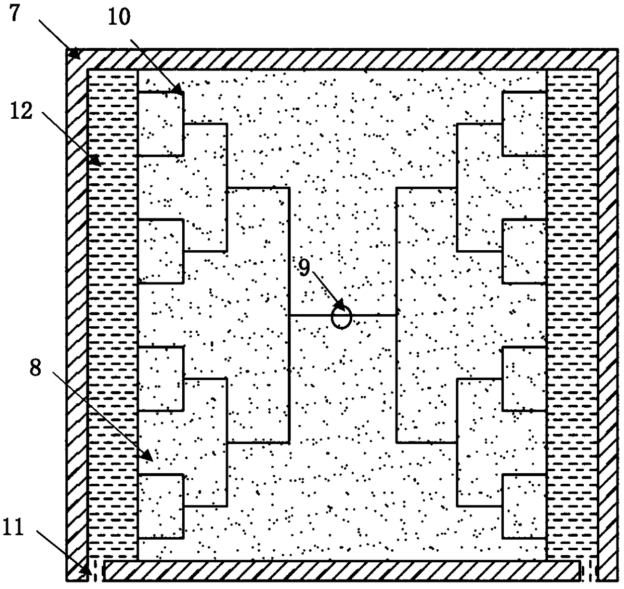 A phase change cold storage device