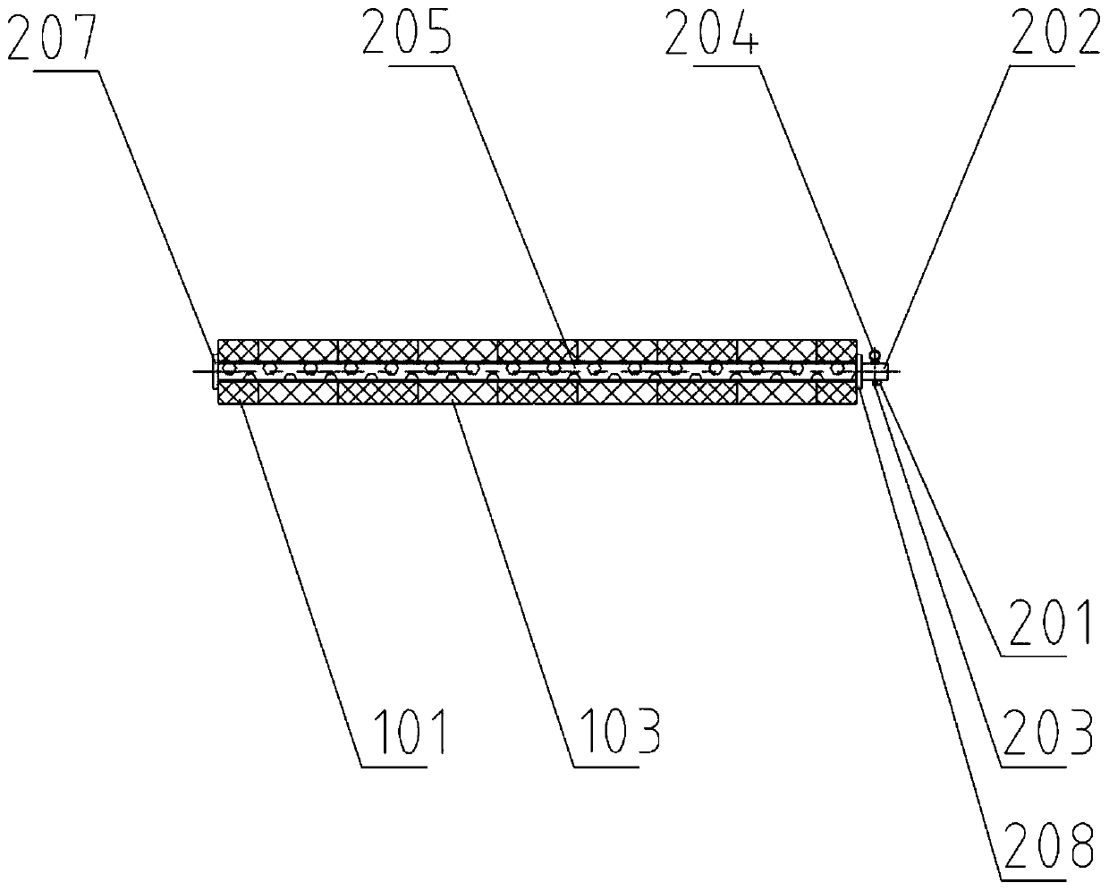 Foam floating bridge rapidly connected through buckling teeth