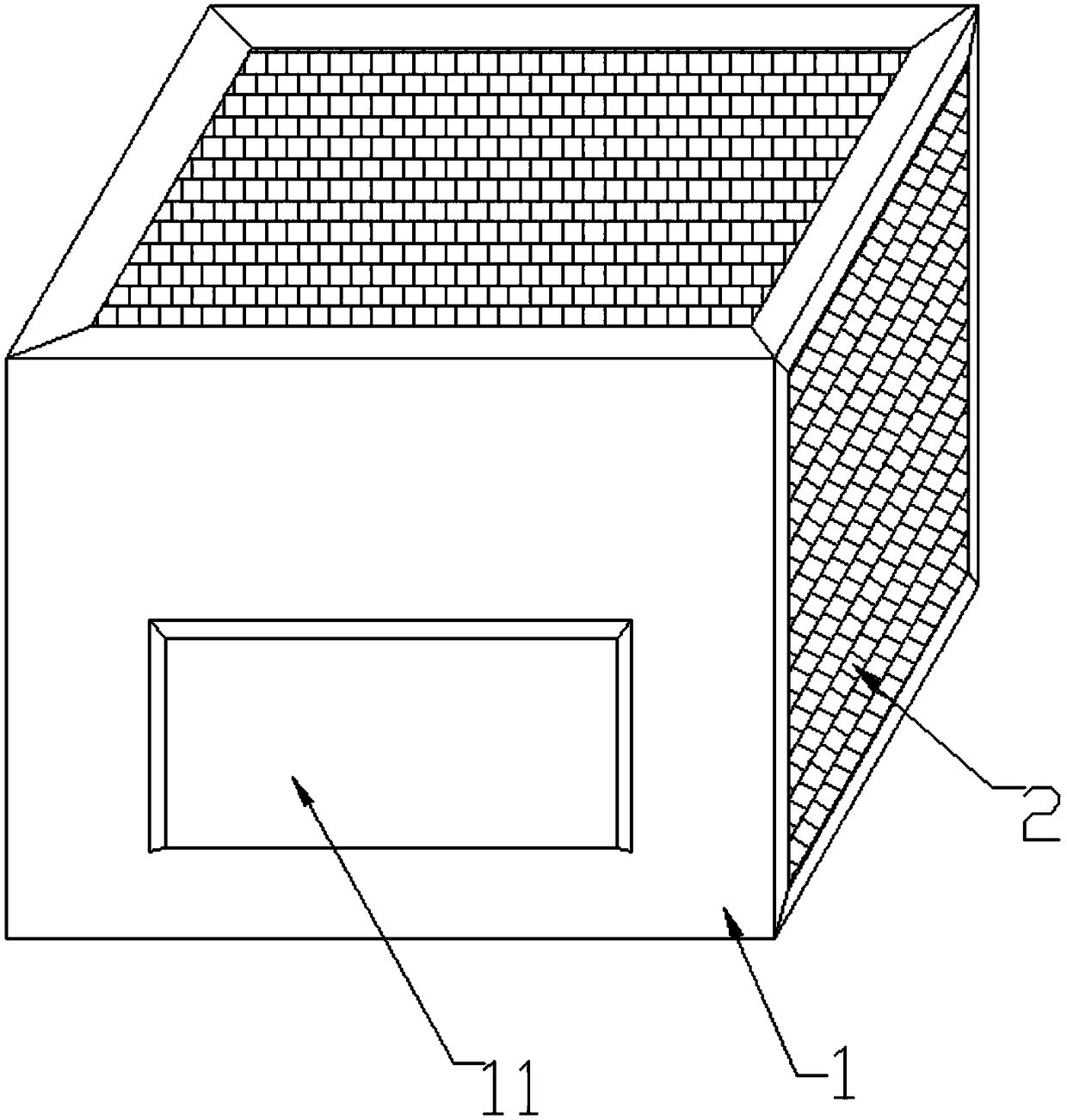 Organic waste gas treater utilizing attapulgite adsorption and superparamagnetic field magnetolysis