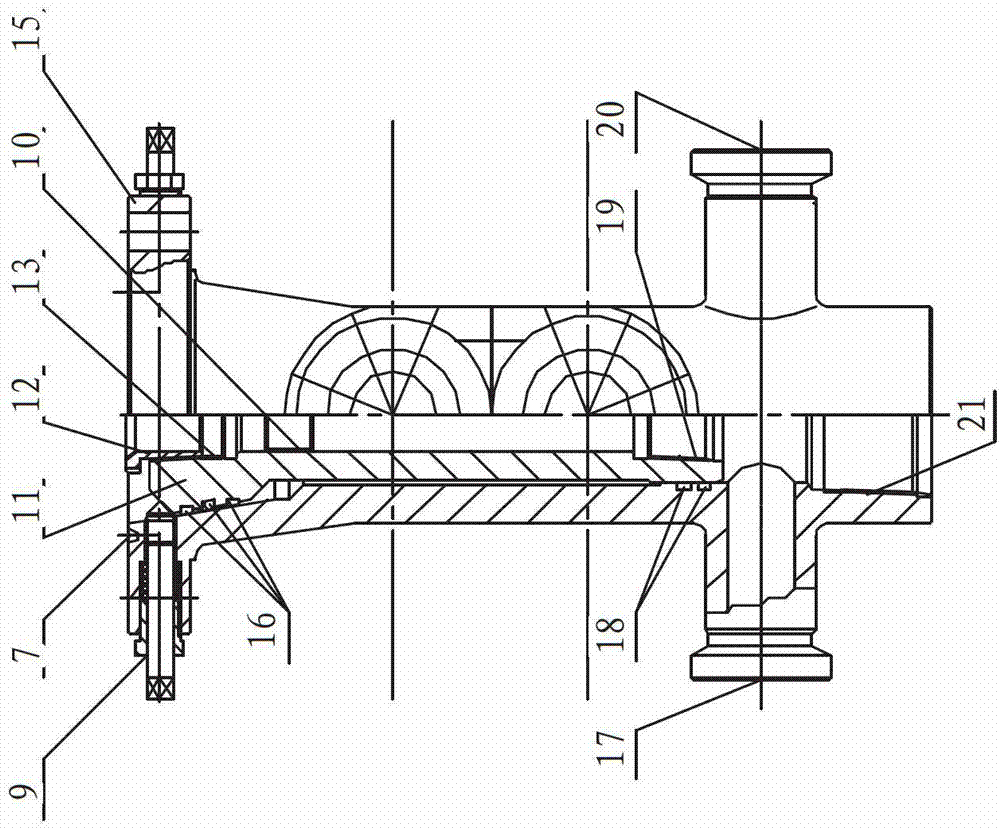 Integrated pluralistic oil production wellhead device