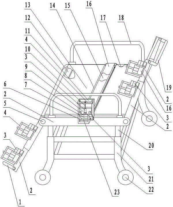 Arm type armchair