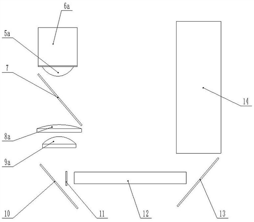 Light path structure of laser movie and television photography lighting lamp