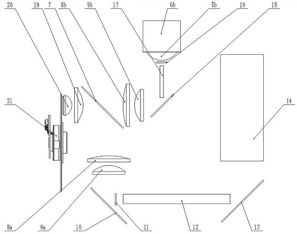 Light path structure of laser movie and television photography lighting lamp