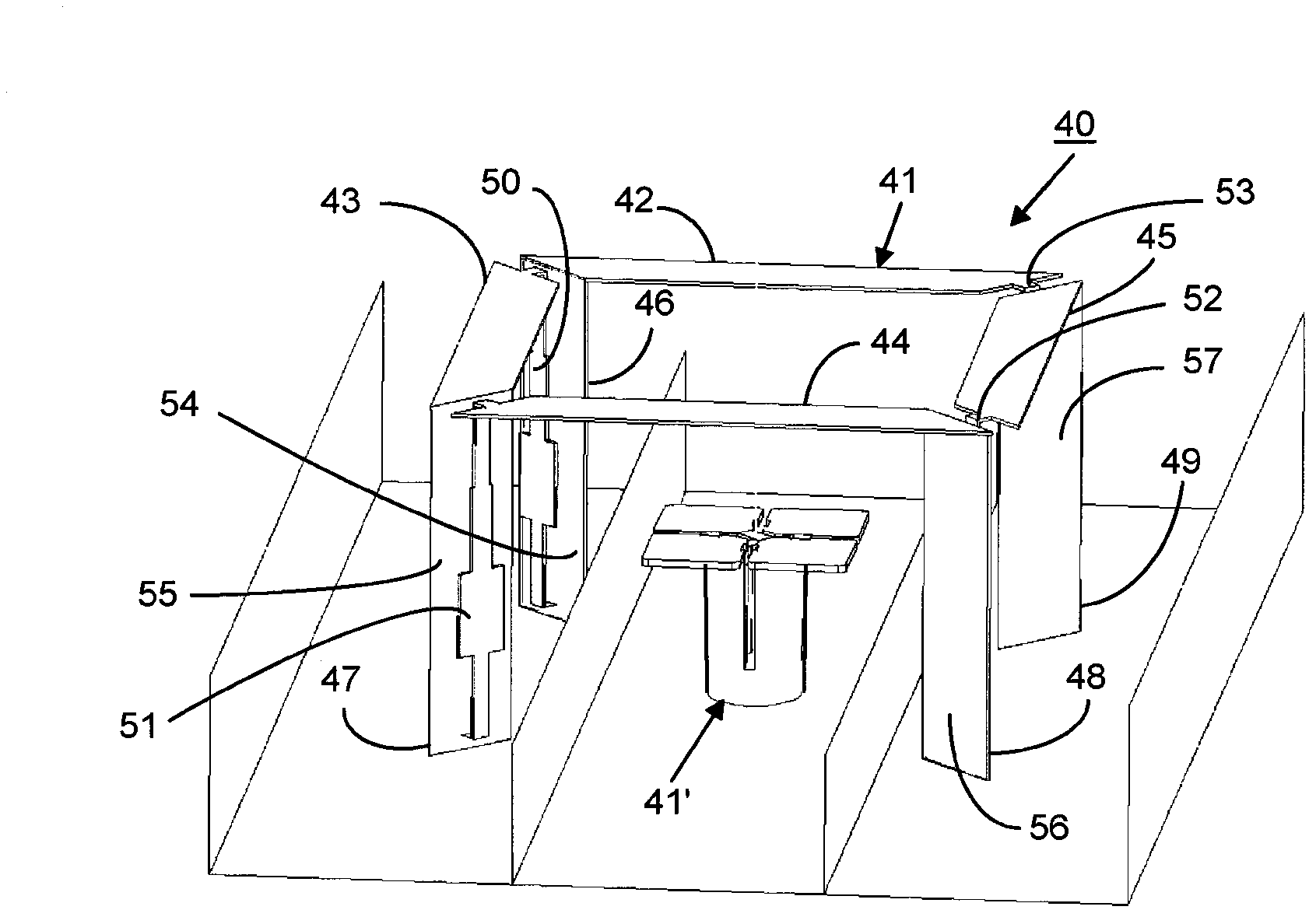 Dual polarized radiating dipole antenna