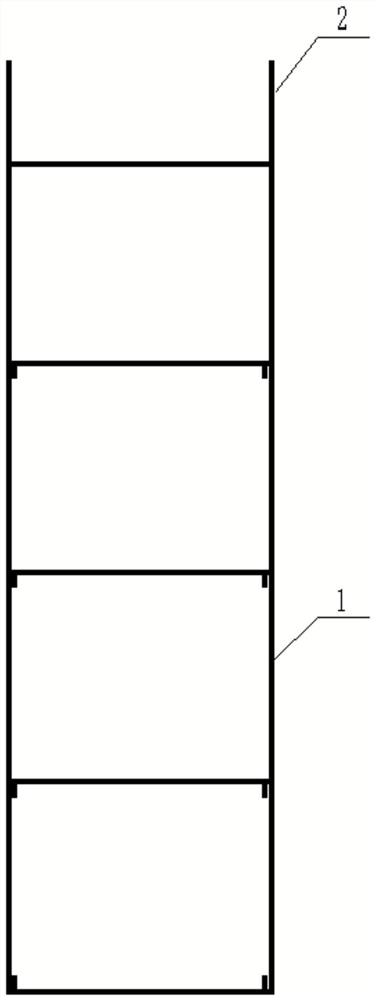 Fixing device, temporary hanging basket and vertical ladder for steel structure mounting