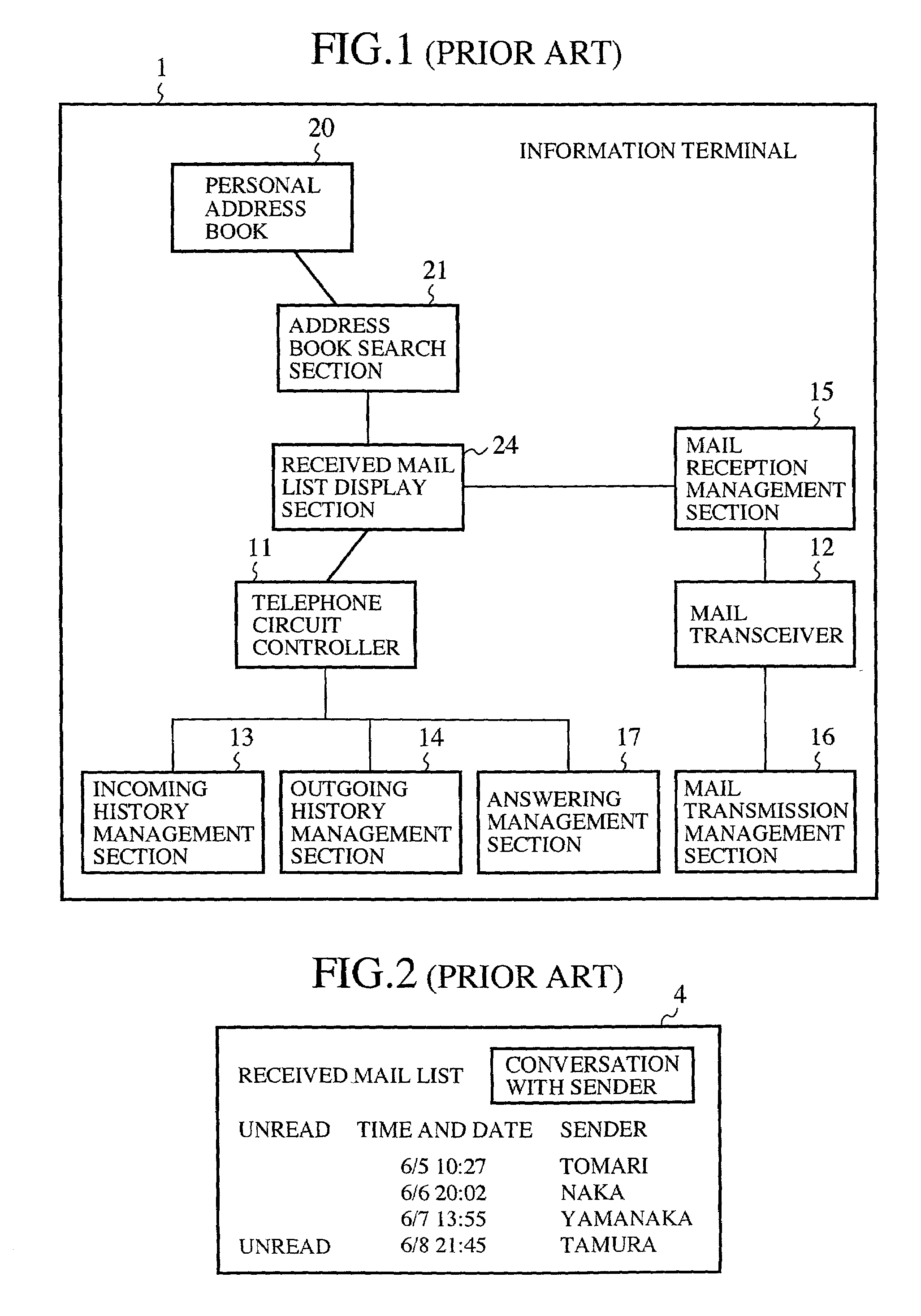 Information terminal, server, information display system and information display method