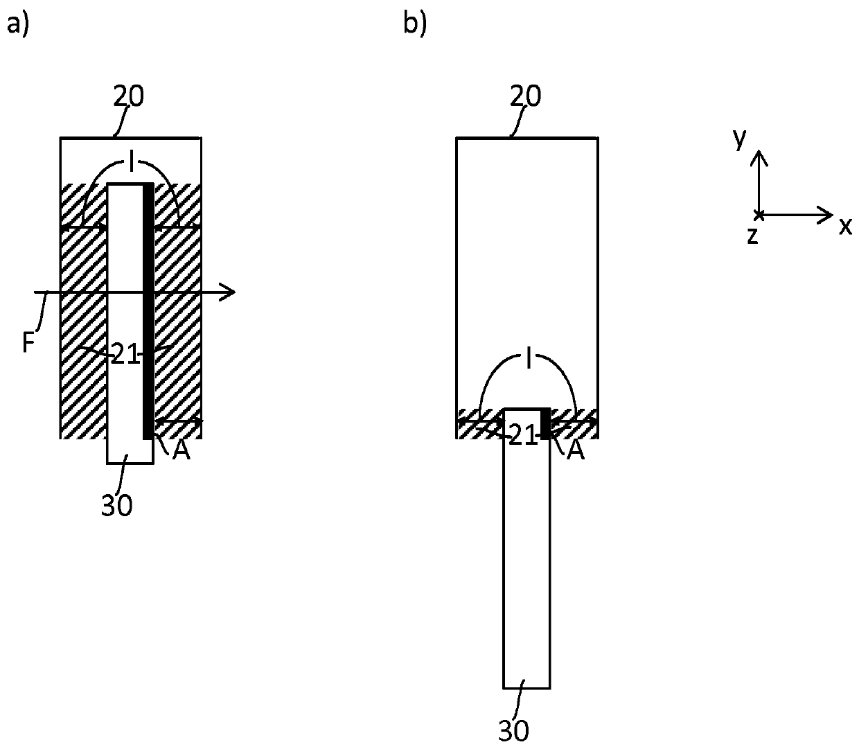 Transportation device comprising a safety device for limiting deceleration