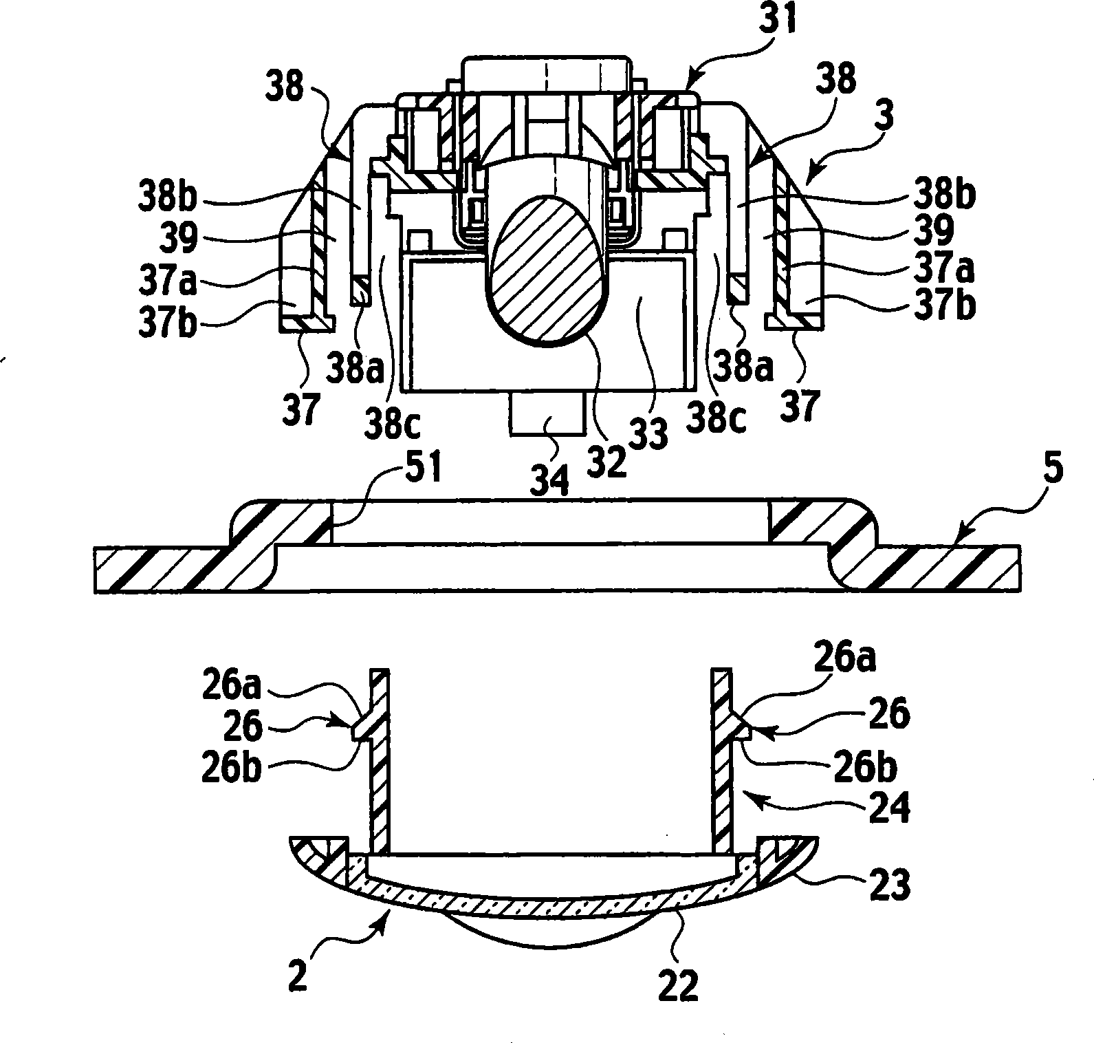 Vehicle interior illumination lamp unit