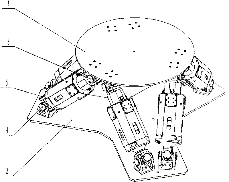 Six-freedom large-amplitude vibration active isolation platform