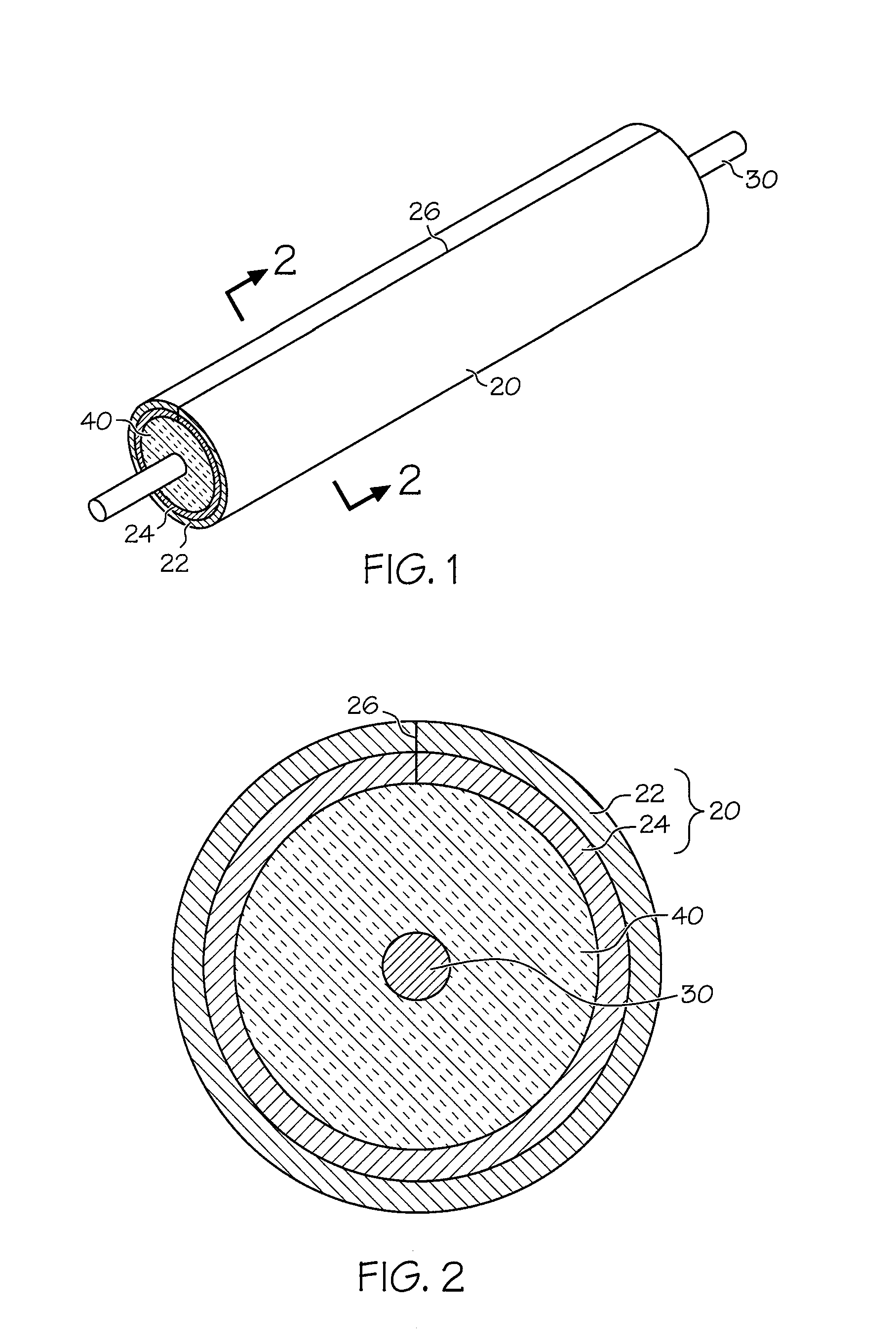 Heating element sheaths