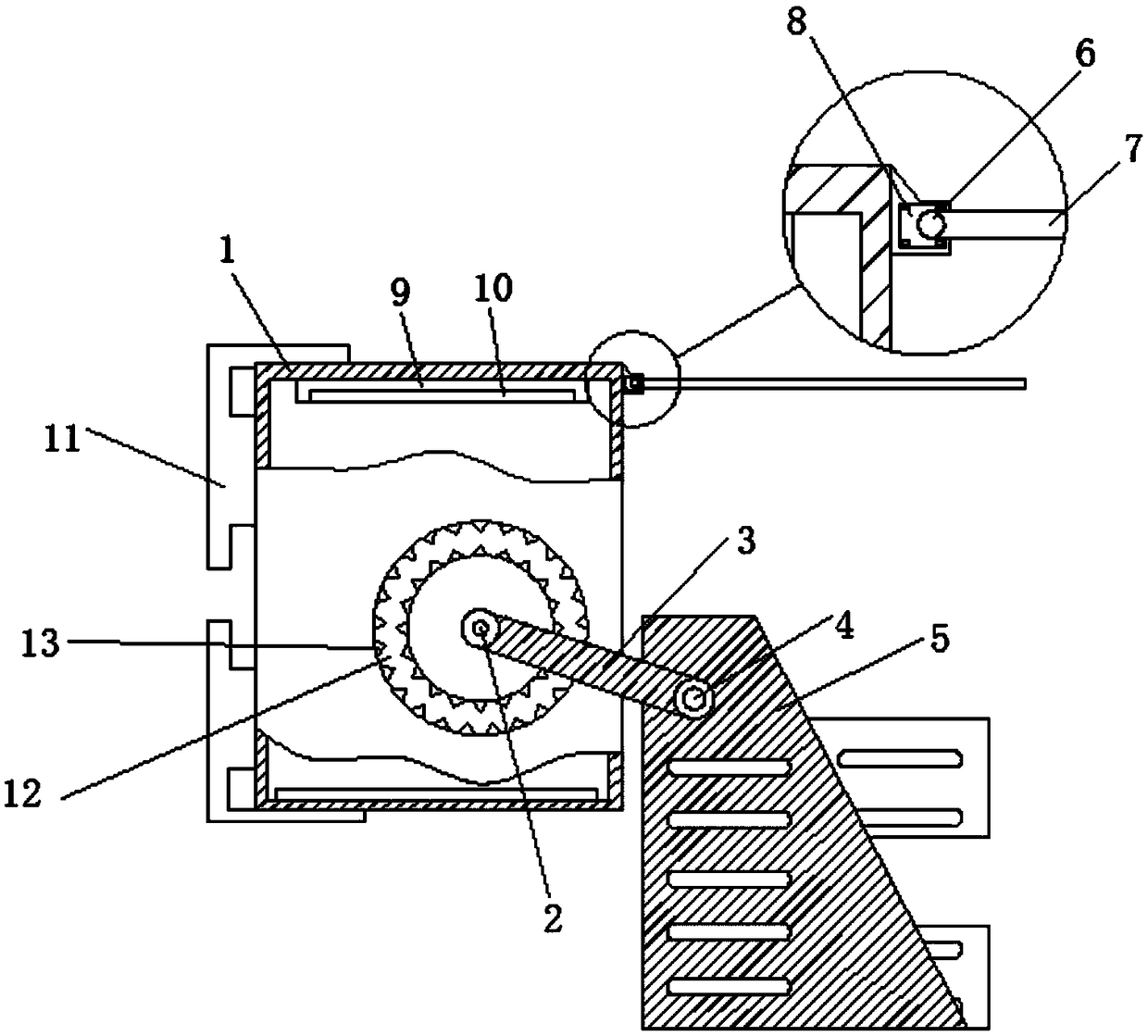 Combined automatically-liftable intelligent domestic wall cupboard