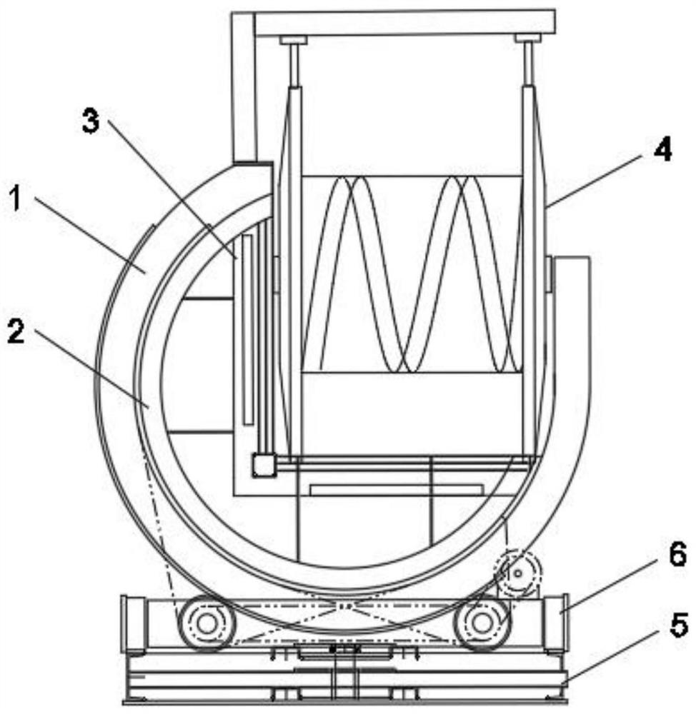 An automatic stir-frying device for cereal grain processing and its application method