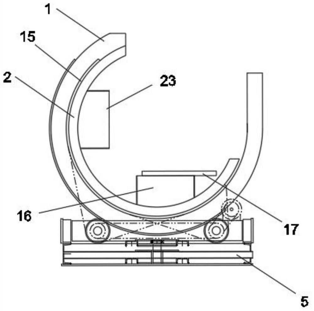 An automatic stir-frying device for cereal grain processing and its application method