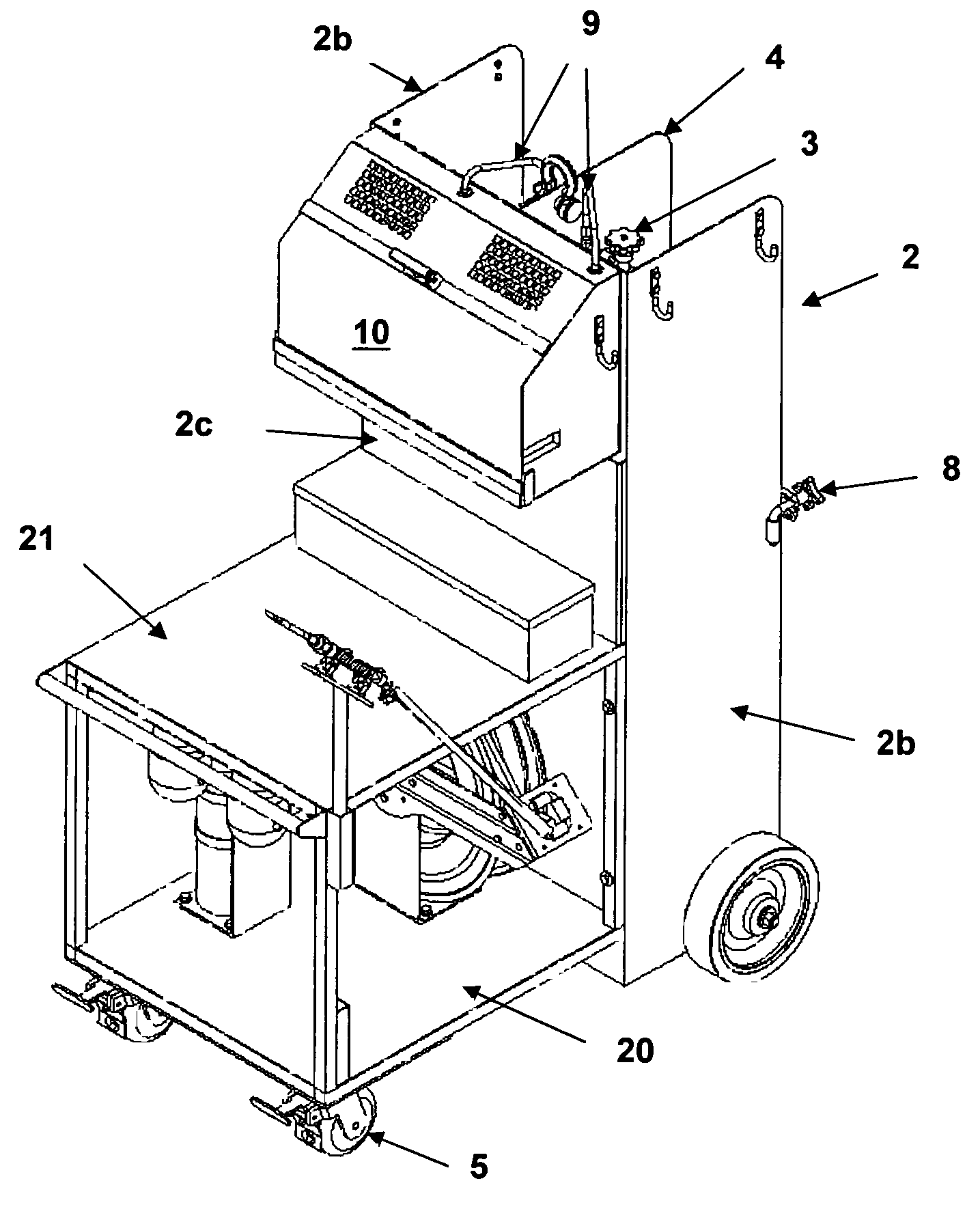 Safety welding cart