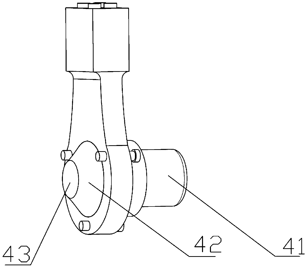 Hole boring machine for tower crane lug plates