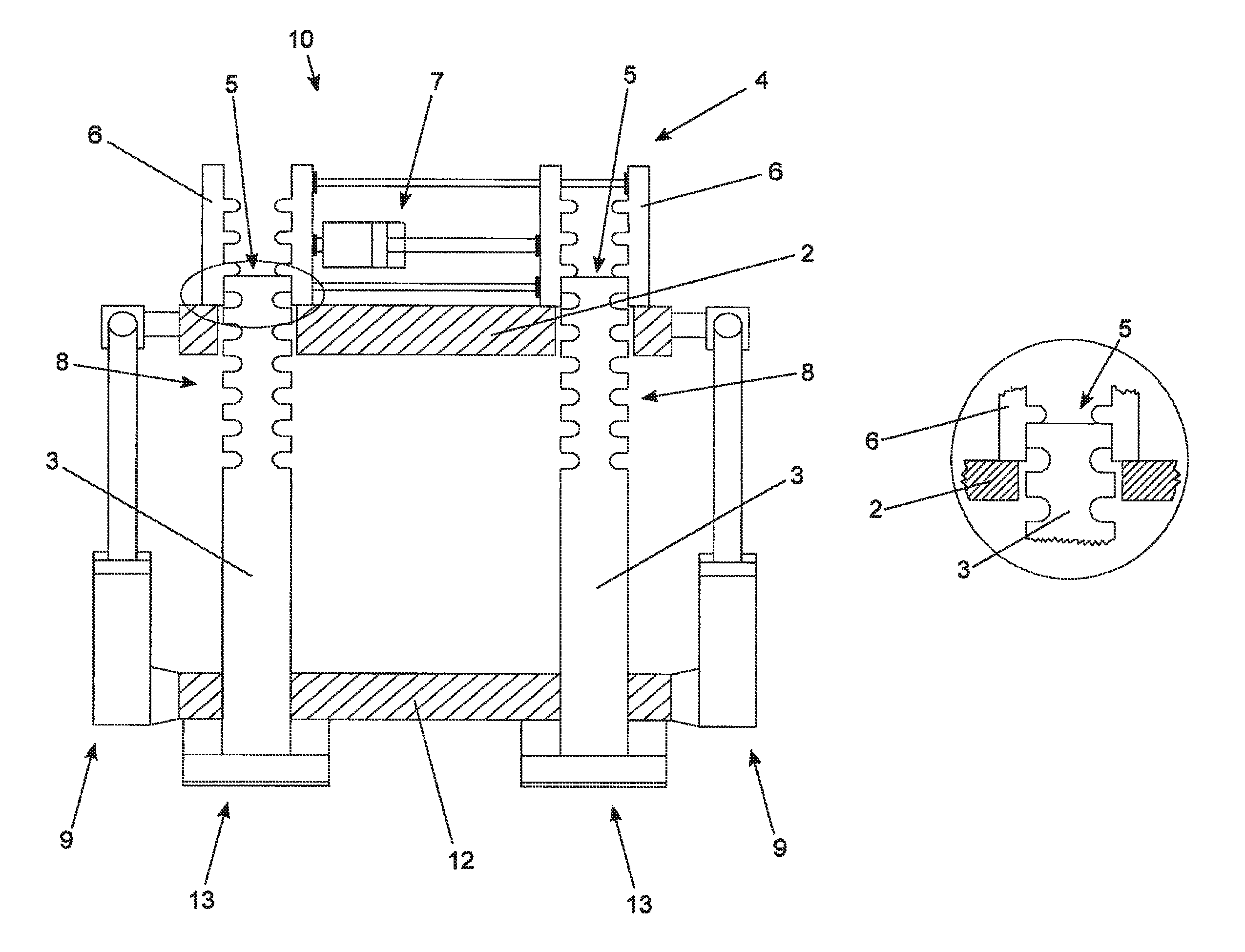 Closure unit