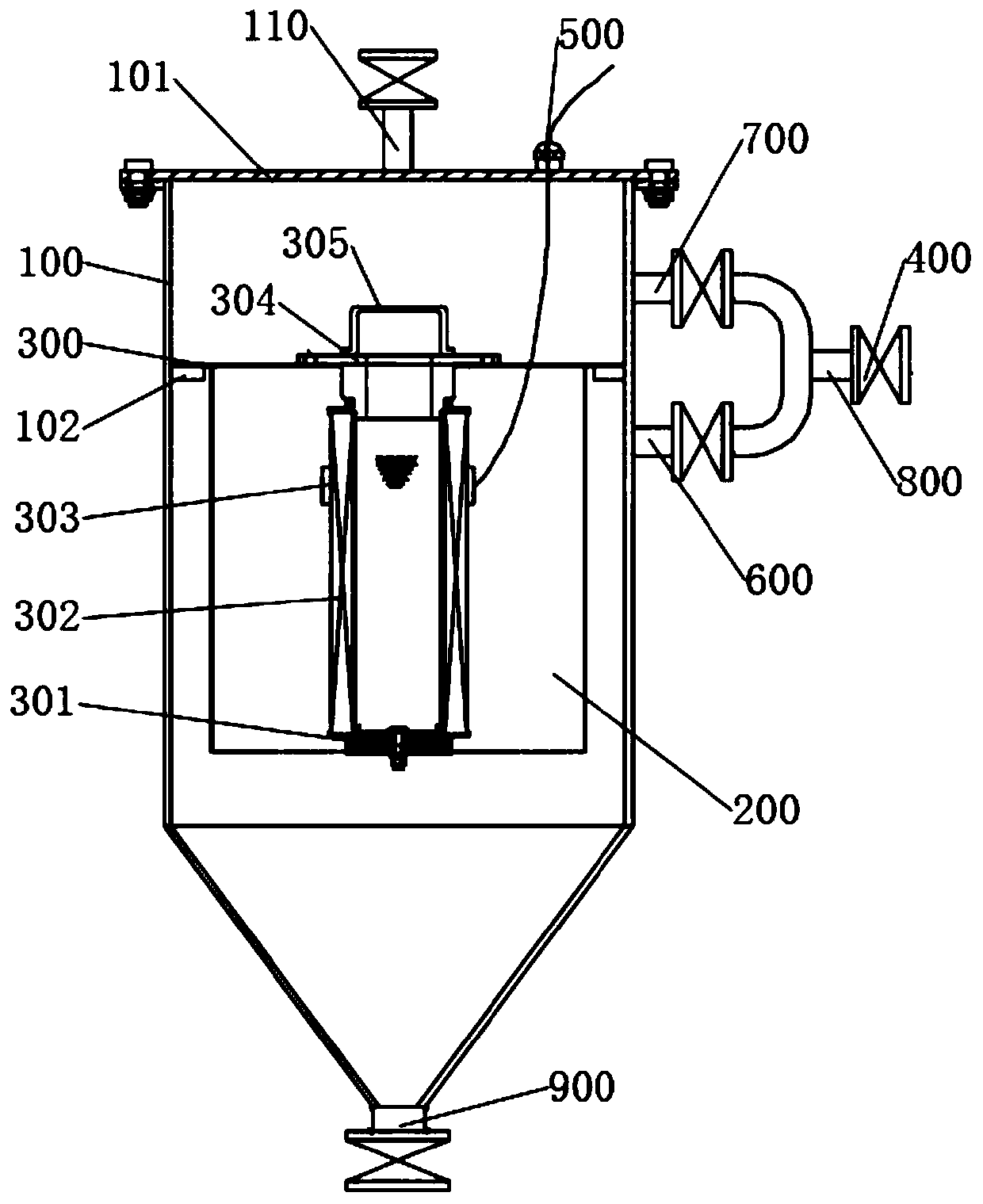 a filtering device