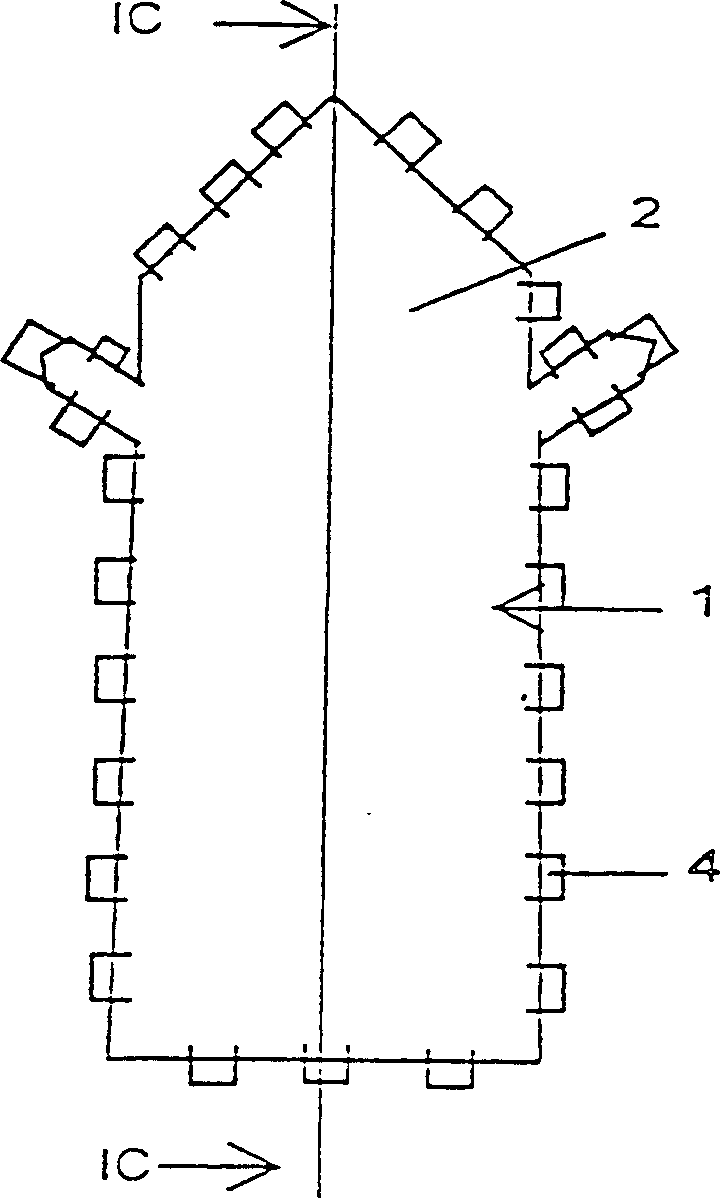 Combination clothing from fabric and fur and production method thereof