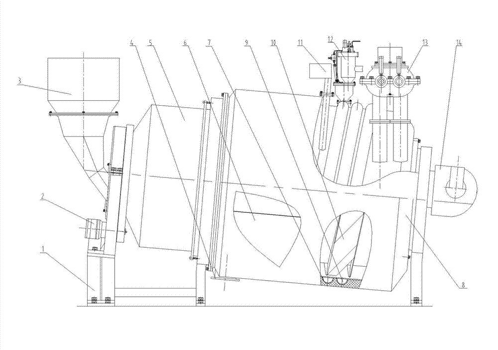 RAP regeneration mixing device