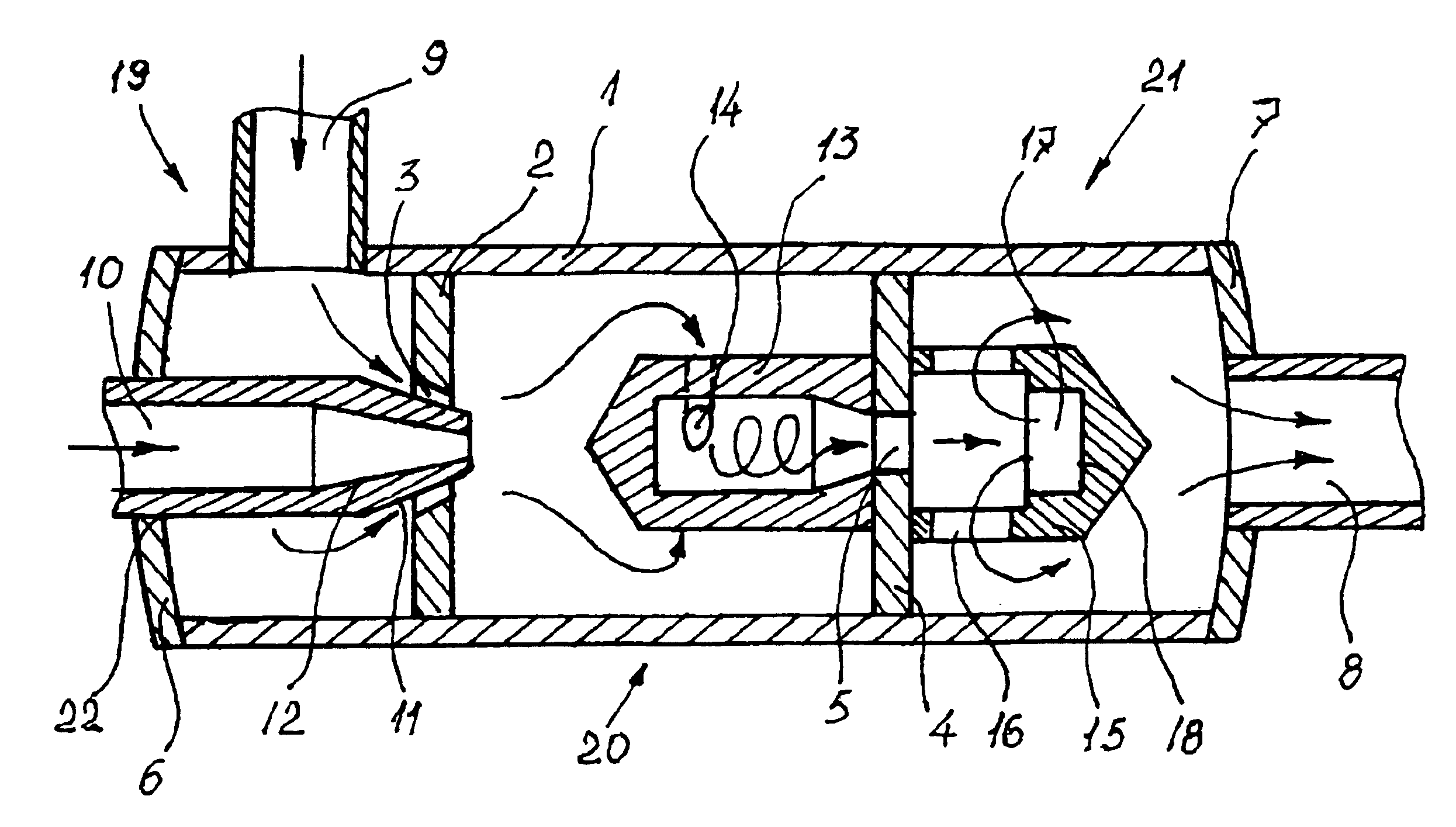 Method and apparatus for enhanced oil recovery by injection of a micro-dispersed gas-liquid mixture into the oil-bearing formation