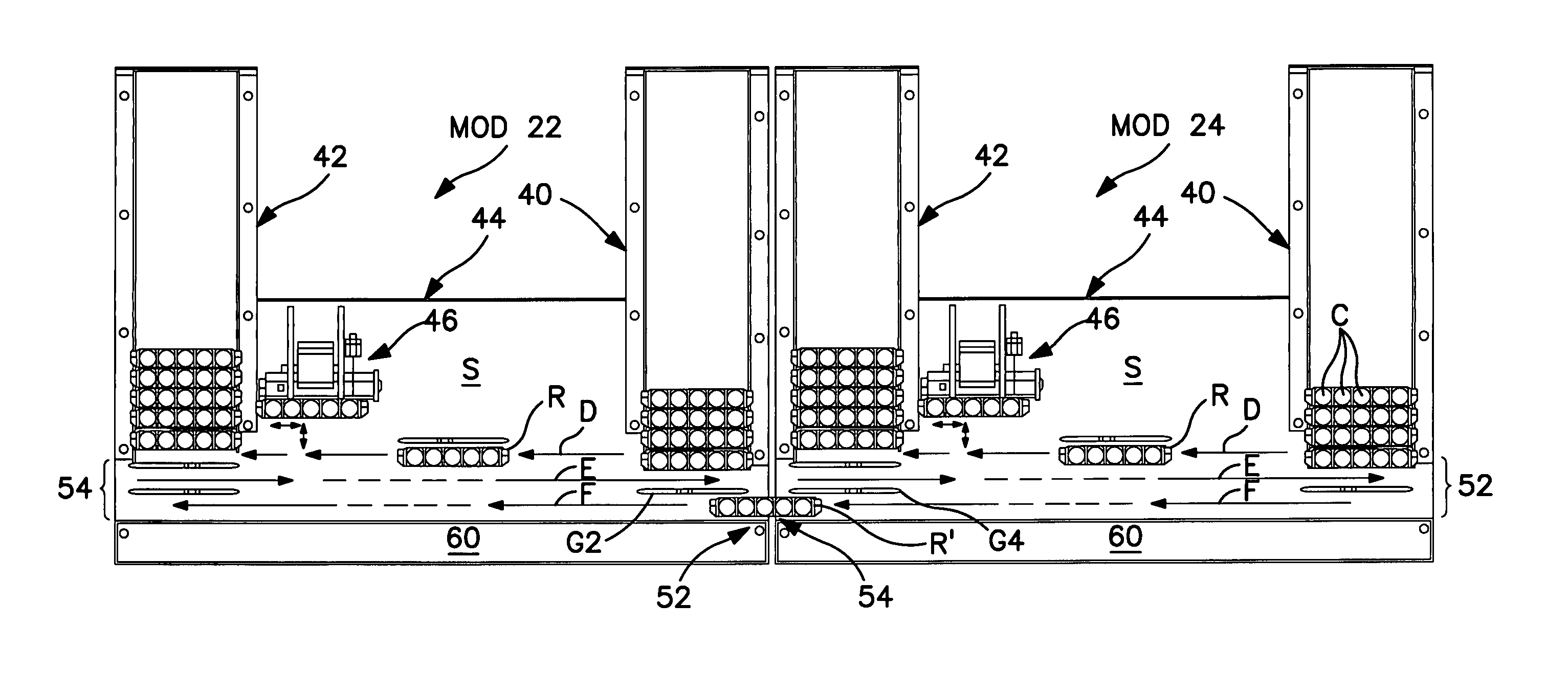 Magnetic specimen-transport system for automated clinical instrument