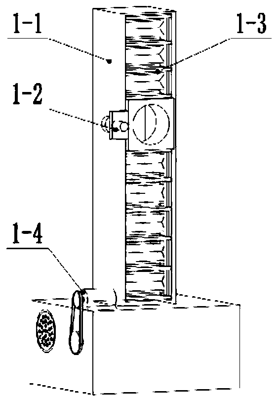 Long-strip-shaped chicken feeding trough cleaning and collecting device