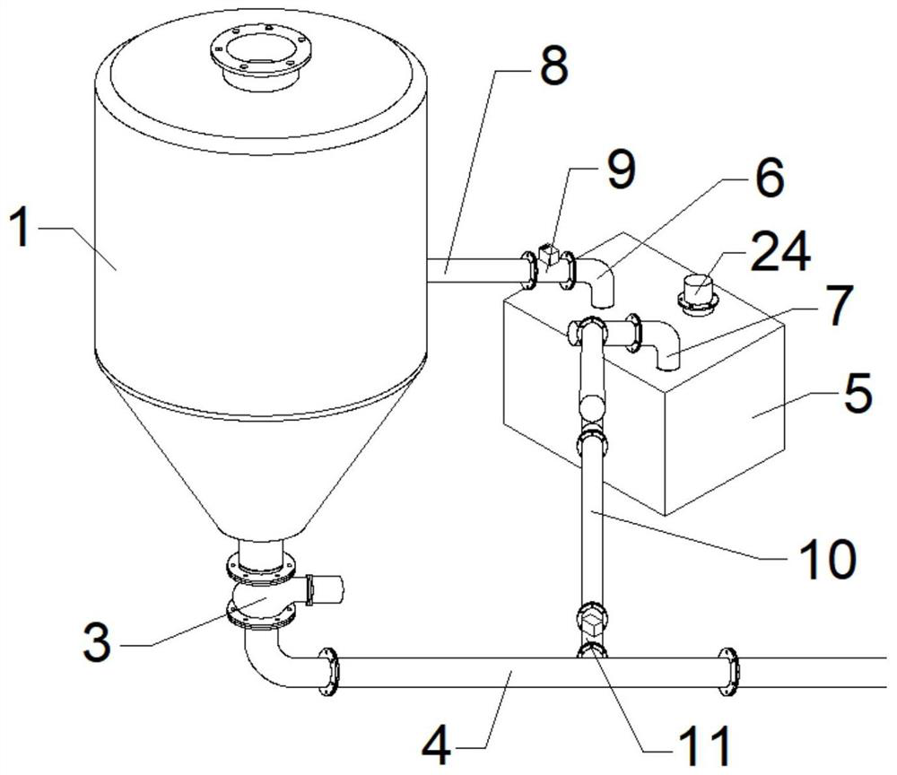 Explosion-proof raw material storage and conveying mechanism for chemical processing