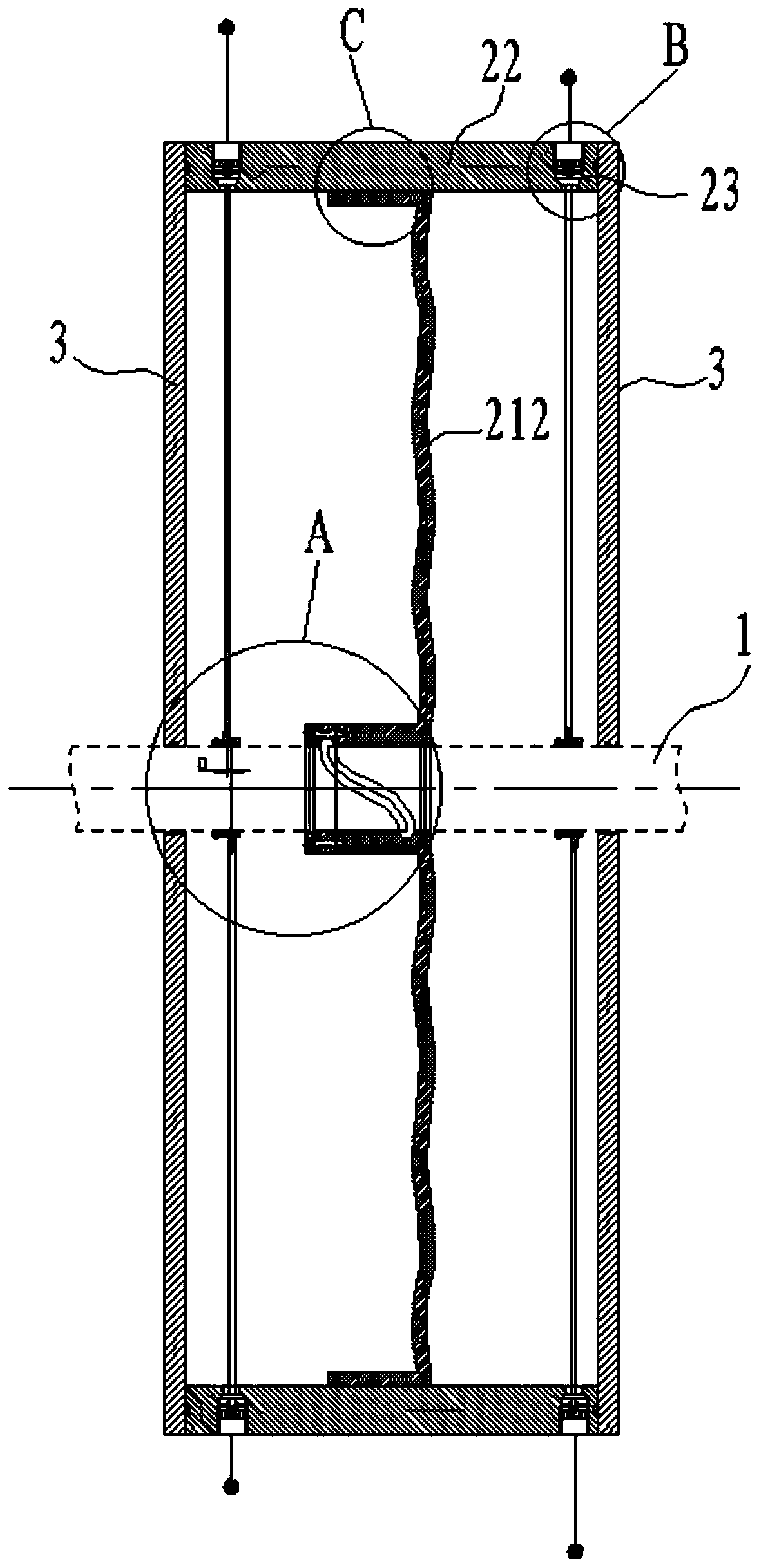 Reverse flow type corrugated preheating plate type heat exchanger for gas-gas heat exchange