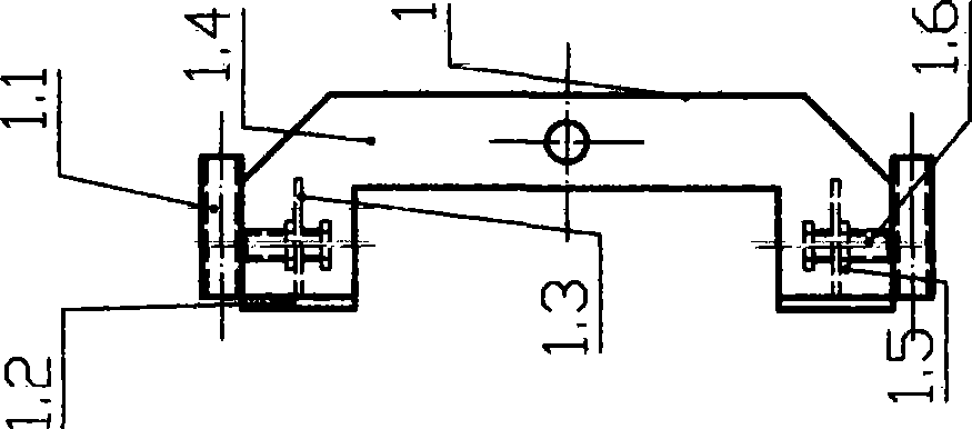 Electric transformer winding and iron core fixing device