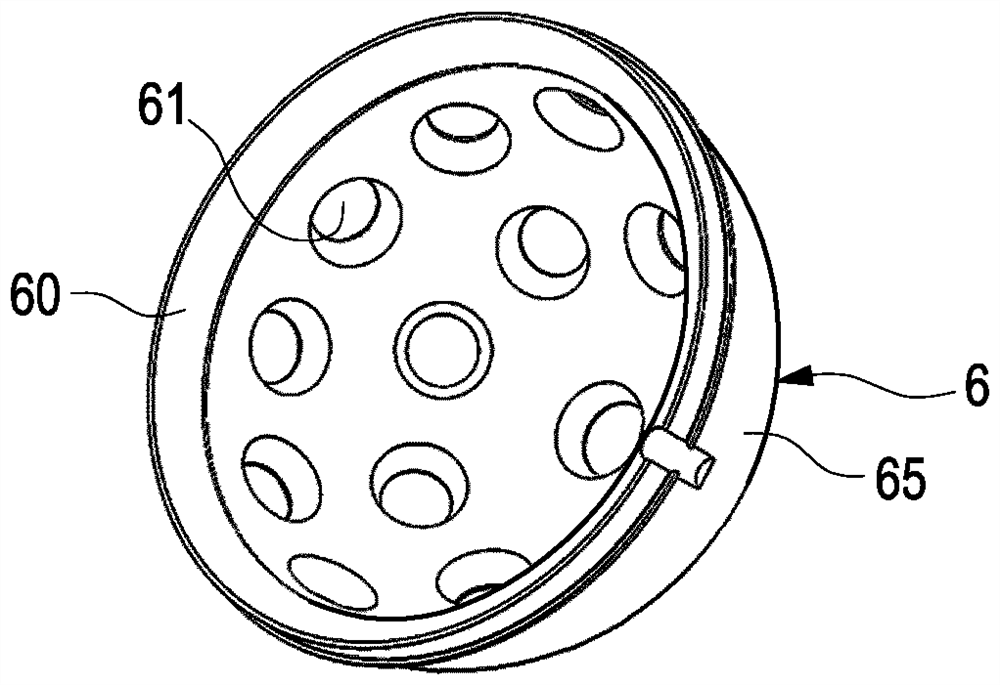 Hip joint implant with reshapeable fastening brackets