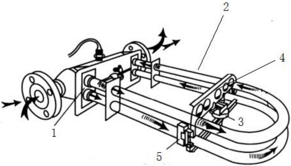 Quality measuring system for paralleling U-shaped tube