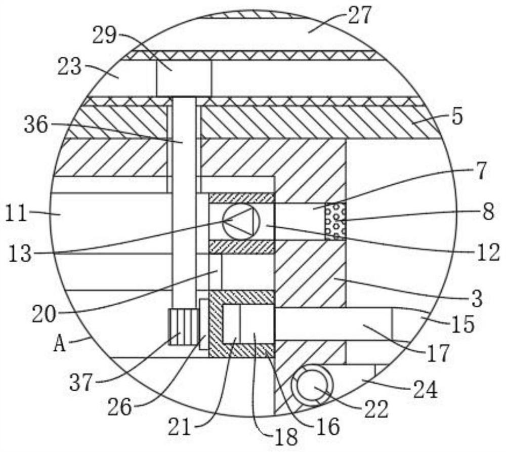 Engineering machinery shock absorber and shock absorption method thereof