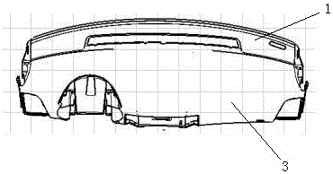 Dashboard gasbag weakening structure