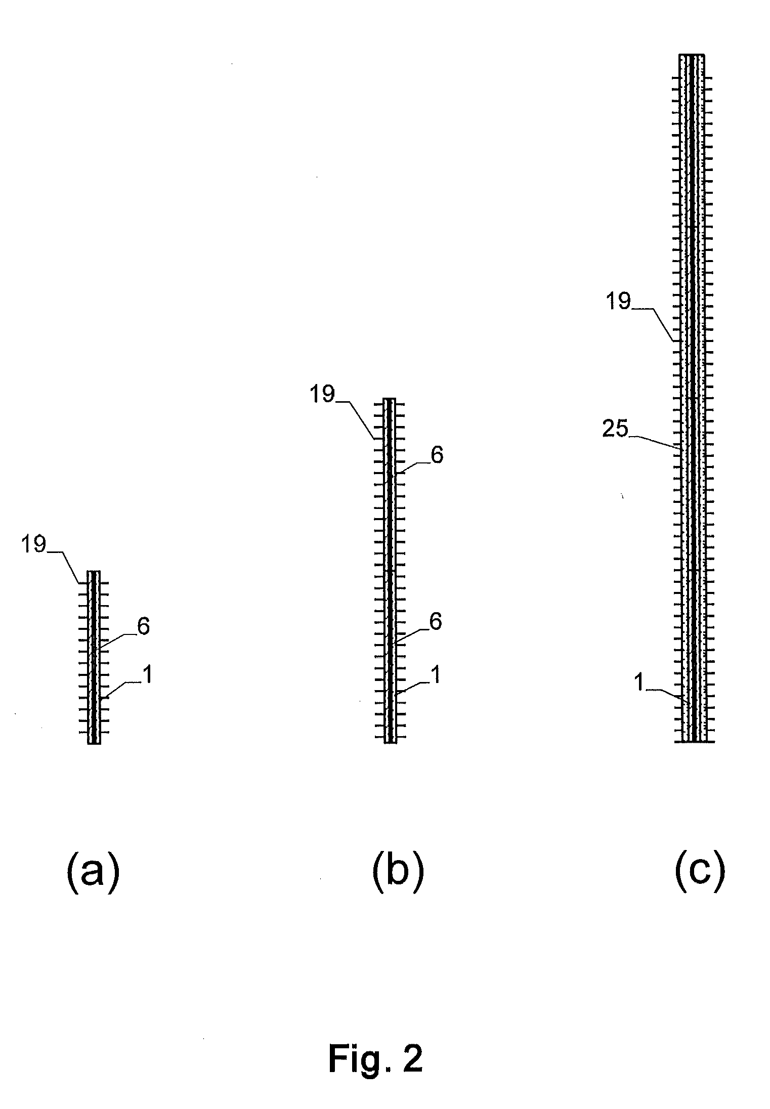 High-voltage sensor with axially overlapping electrodes