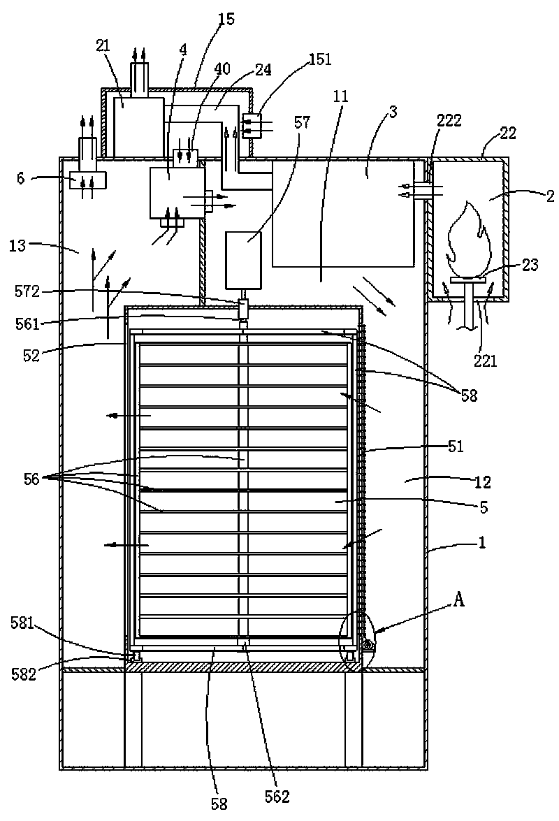 Energy-saving efficient tea leaf baker