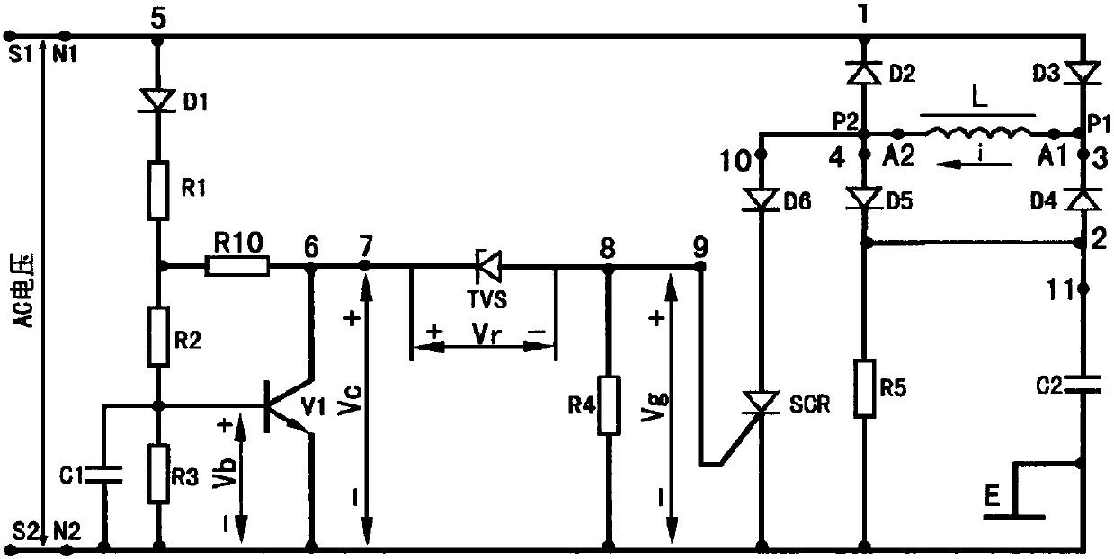 High-efficiency and energy-saving AC contactor