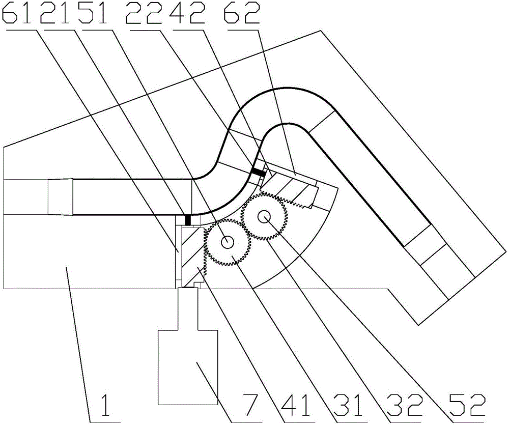 Synchronous punching device in internal high-pressure forming mold