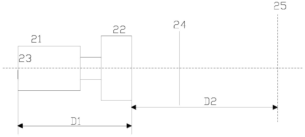 Method and device for testing virtual image distance of ar imaging system