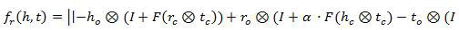 Knowledge graph complex relationship reasoning method based on multidirectional semantics