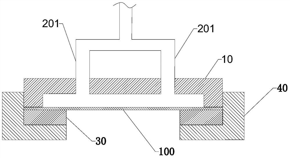 Online sealing detection device and method