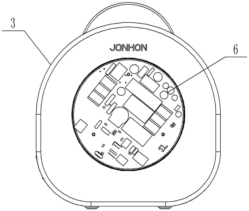 Take-up control box