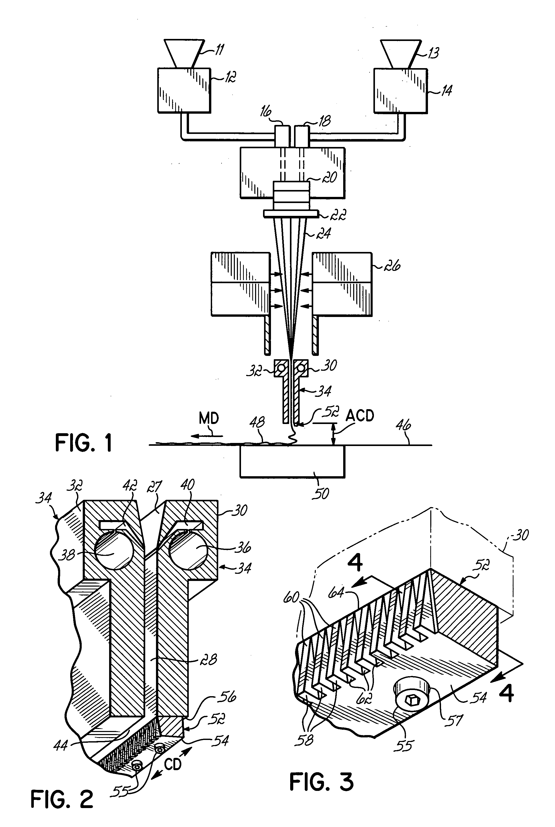 Stabilized filament drawing device for a meltspinning apparatus