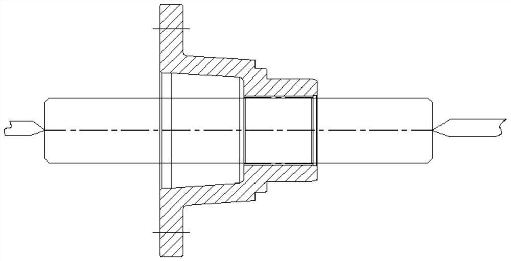 Processing technology and equipment for rear axle connecting flange