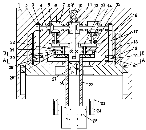 Electrical switch socket bottom box cleaning device