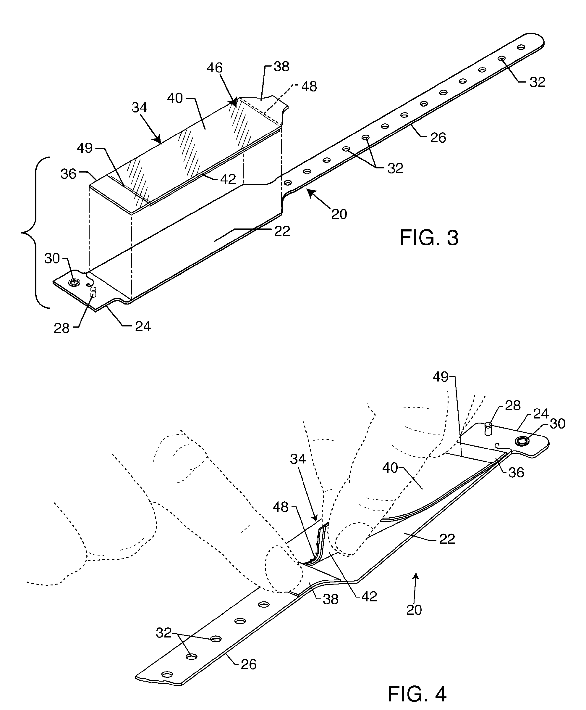 Identification bracelet with sealable window