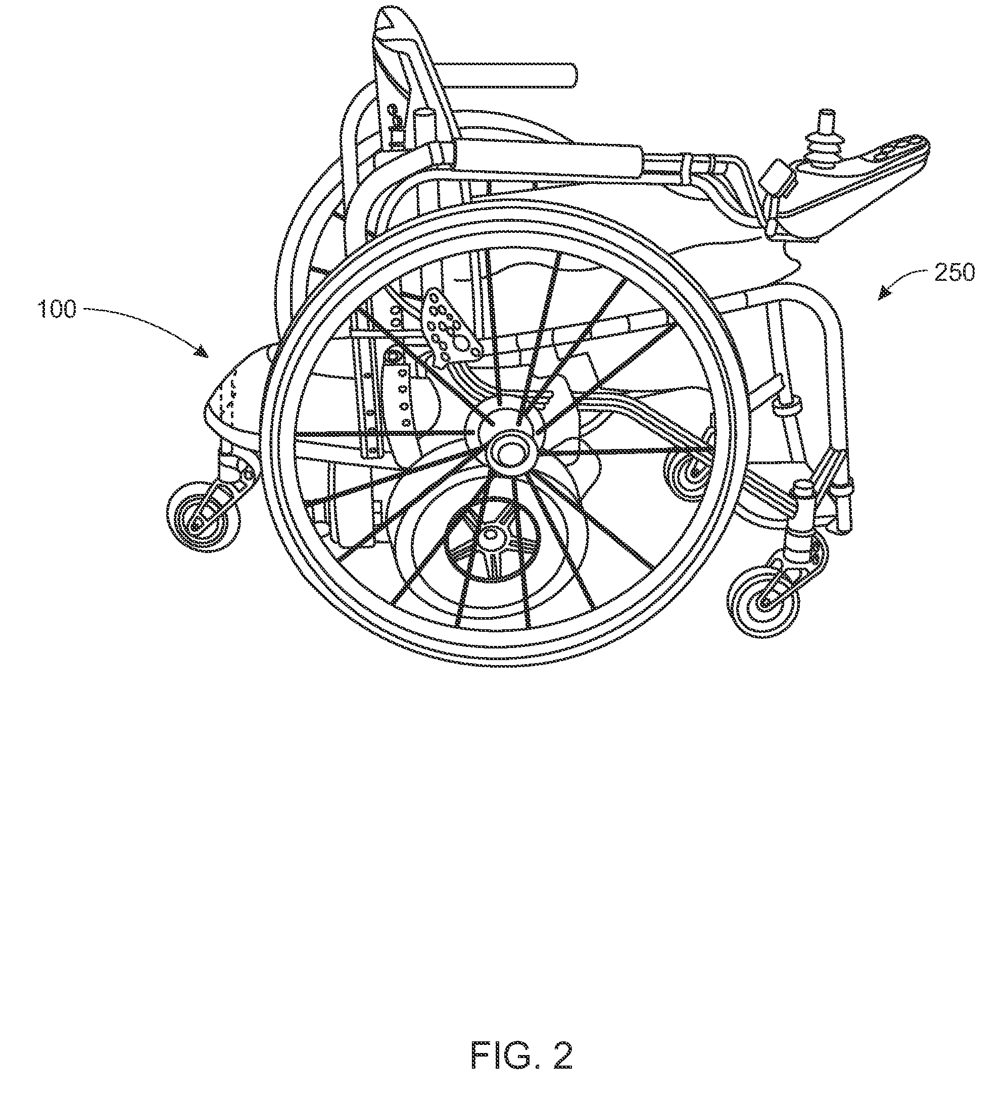 Power Add-On Device For Manual Wheelchair