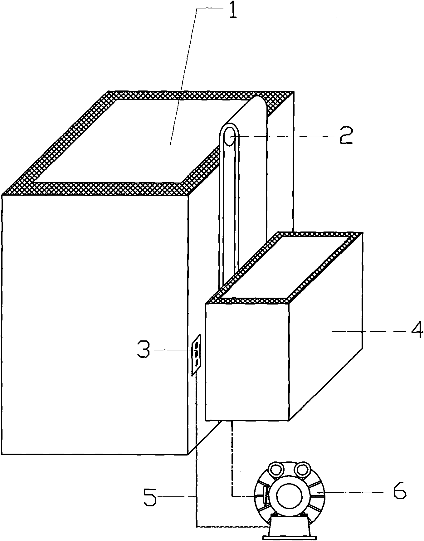 Primary and secondary garbage can