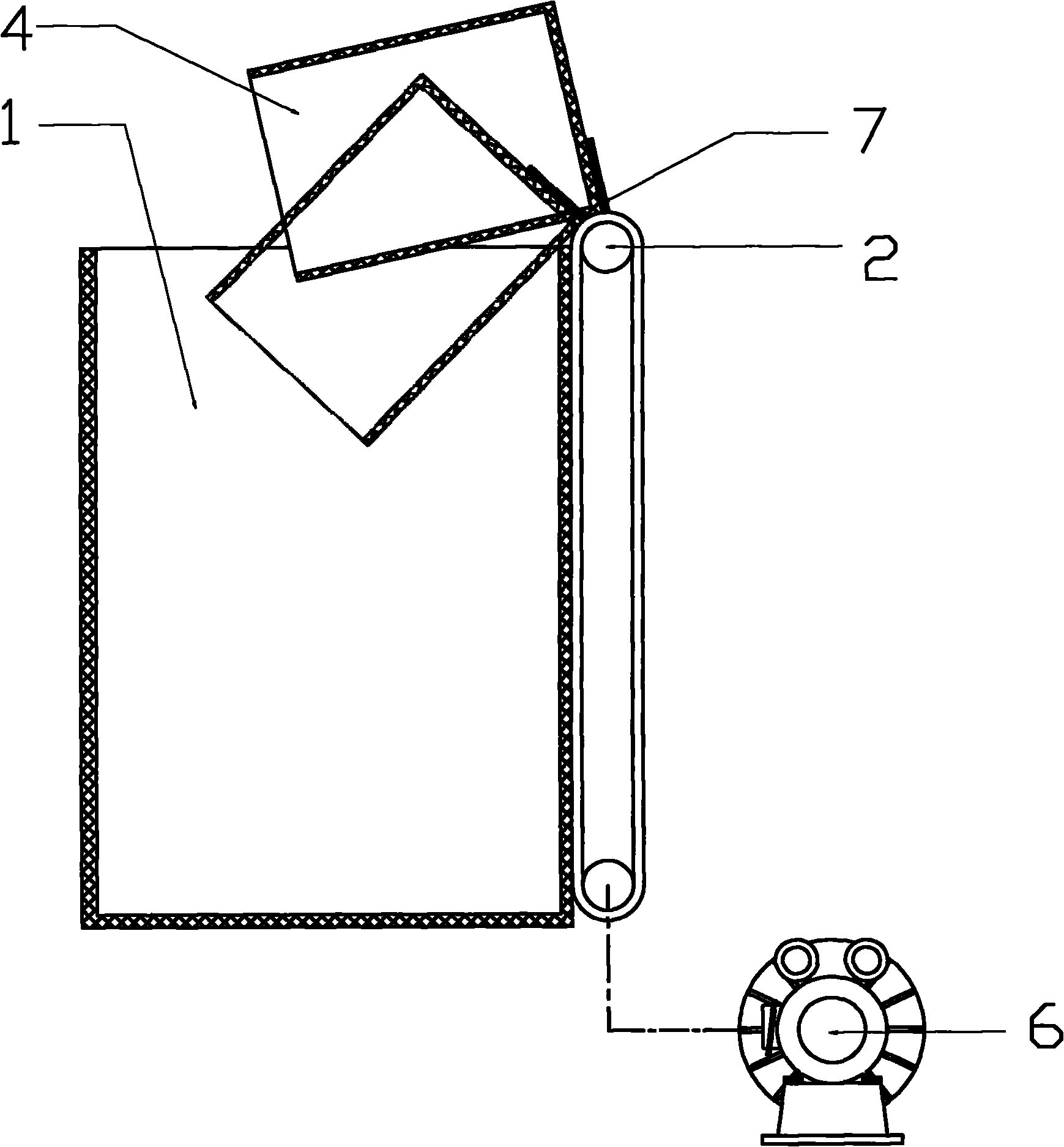 Primary and secondary garbage can