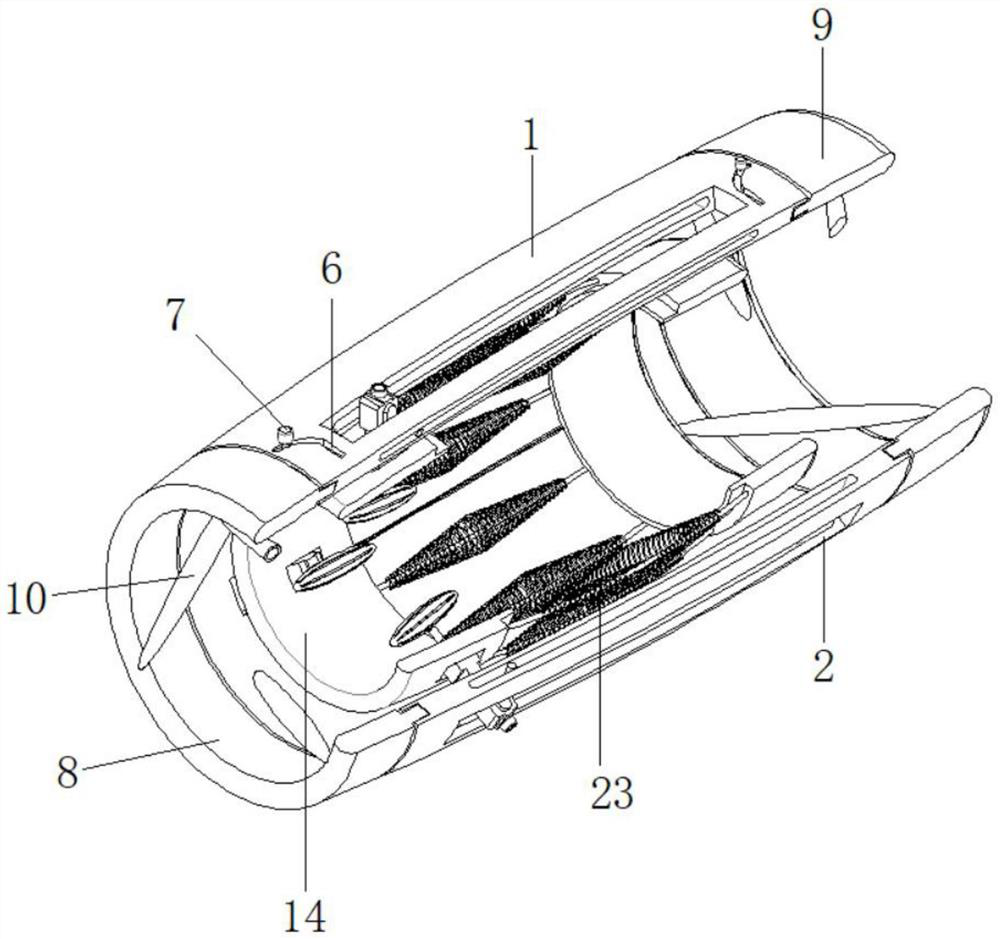 Post-epidermal transplantation receiving area wound surface protection device for vitiligo treatment